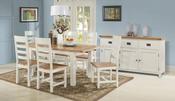 Skellig Cream and Oak 1.4M Extendable Table image