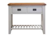 Skellig Cream and Oak Large Console image