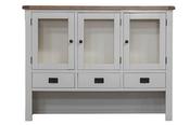 Skellig Cream and Oak Large Buffet Hutch image