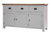 Skellig Cream and Oak Large Sideboard image