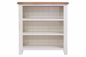 Skellig Cream and Oak Low Bookcase image