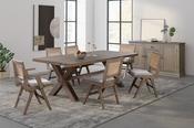 Pedersen Danish Oak X Leg Dining Table image