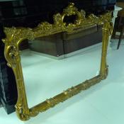 Overmantle Mirror Gold