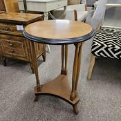 Cherry Lamp Table on three double leg