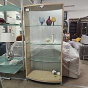 Ref.72 Glasscase Curved Glass Doors w/locks
