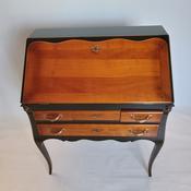 Ref. 3-1-079 Bureau Solid Cherrywood, Secret Compartments image