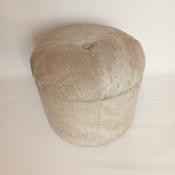 Ref. 4-2-309 Pouf Mock Snakeskin w/button image