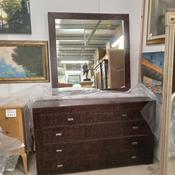 Ref. 15-3-522 Chest and Mirror embossed leather image