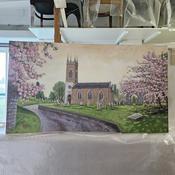 Oil Painting DunShaughlin Church by KRG image