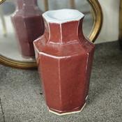 Terracotta red Vase