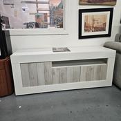 Urbino TV Unit in White Pine. image