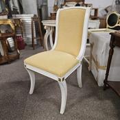 Chairs, Antique Tempera w/Gold Border - 4 available