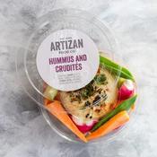 Hummus &amp; crudité pot image