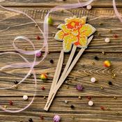 DIY beading on wood, Defodile  FLK-199
