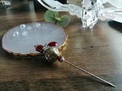 Vintage ball Pin-brooch for clothes and needlework (Gorgeous collection) BN19