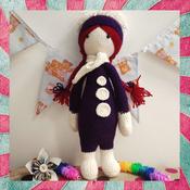La-ly-la-la, Lalylala doll, Pippi longstocking , 39cm