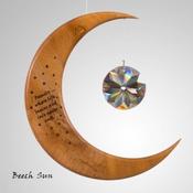 Large Moon Suncatcher with Sayings