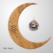 Large Moon Suncatcher with Sayings - Artwood Ireland image