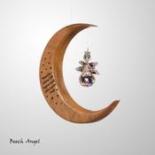 Medium Moon Suncatcher with Sayings - Artwood Ireland image