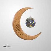 Medium Moon Suncatcher with Sayings