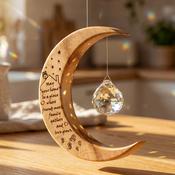 Unique Wooden Moon New Home Ornament Gift image