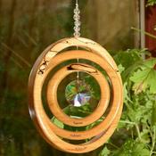 Personalised 3 Ring Suncatcher - Artwood Ireland image