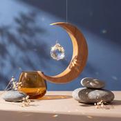 Wooden Suncatcher with crystal rainbow-maker gift idea image