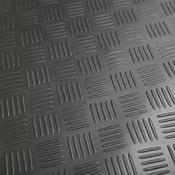 Auto Choice Heavy Duty Checker Plate Rubber Matting – 1.5m x 1.2m – PMCPM1