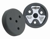 Buff and Shine - 8" US Black Finishing Foam Grip Pad with Center Tee, Ventilation Holes image