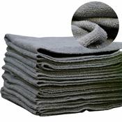 Grey Microfibre Seamless Terry Towel 40x40 - Pack Of 36