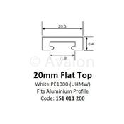 3/4 Inch Flat Top   100ft Coil