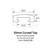 3/4 Inch Curved Top   100ft Coil