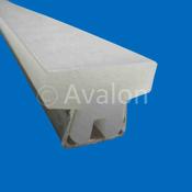 25mm Flat Conical Guide - White