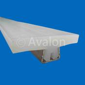 57mm Flat Conical Guide - White