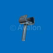 Threaded M8 x 28mm Two Piece Single Stainless Steel Conical Side Guide Clamp