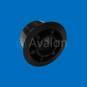 Flange Black Return Roller 25.5mm Long