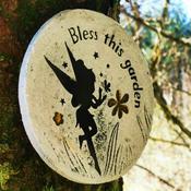 Bless this Garden Fairy Plaque
