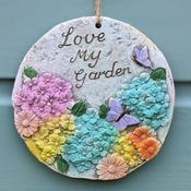 'Love my Garden' Hanging Plaque