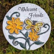 'Welcome Friends' Stone