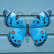 Aqua Giant Metal Butterfly image