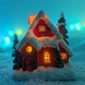 Snowy Christmas Lodge