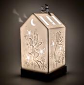 Porcelain Light Up Fairy House