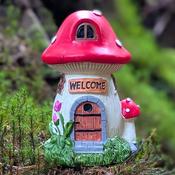 Toadstool Welcome Fairy House