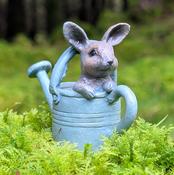 Blue Watering Can Bunny