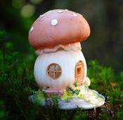 Forest Toadstool Fairy House