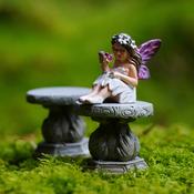 Miniature Fairy Garden Stone Stools,