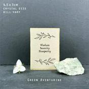 Crystal matchbox-Green Aventurine