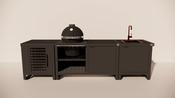 Roostr Kamado Setup 3 | Colour: Zwart