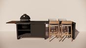 Roostr Kamado Setup 4 | Colour: Zwart