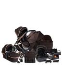 ICANDY PEACH 7 EDITIONS PECAN COMPLETE BUNDLE WITH CYBEX T CLOUD 360 CAR SEAT AND ISOFIX BASE image